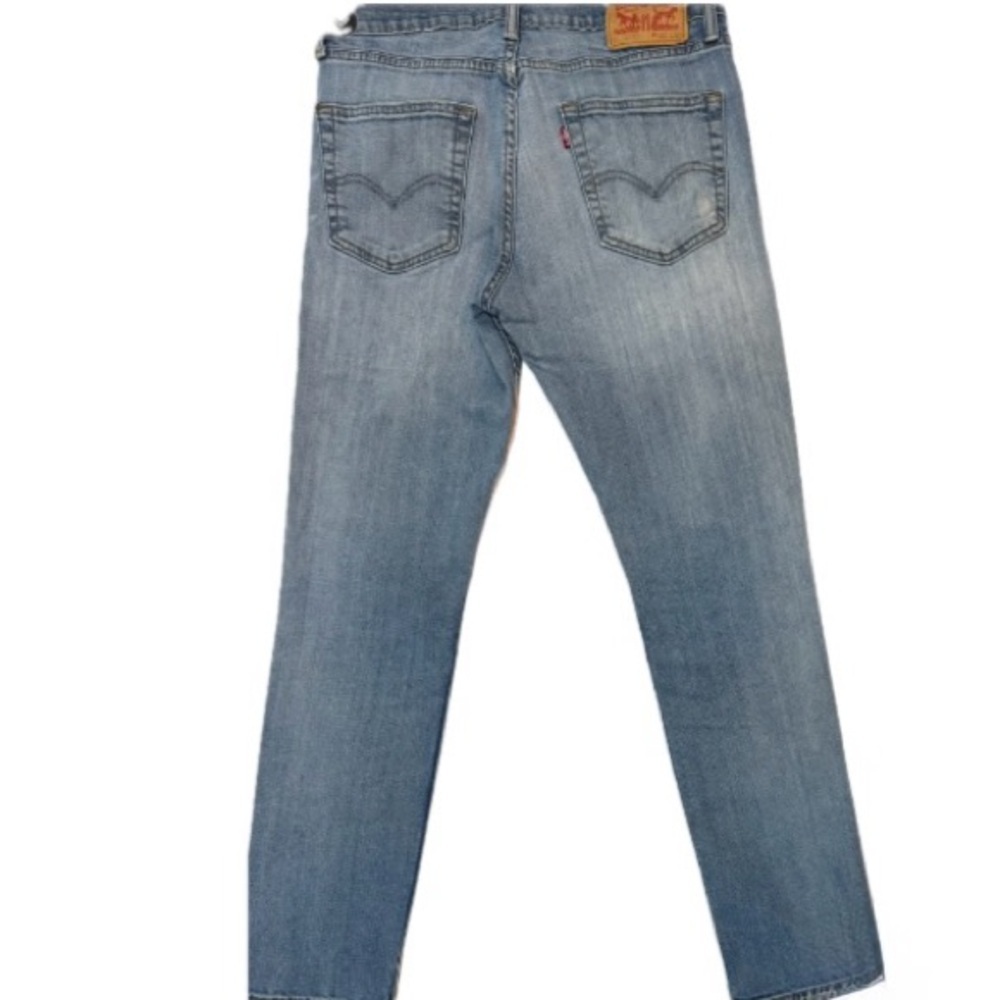 Levi’s 511 Jeans Mens 32x30 Slim Fit Light Wash Denim Faded Distressed - Picture 2 of 7